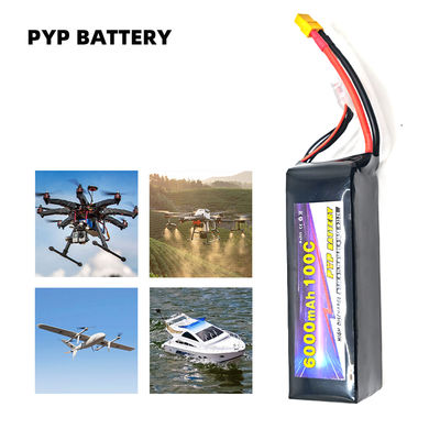 6000mAh 6S 22.2V 100C Drone Battery for UAV and FPV Applications with High Energy Density