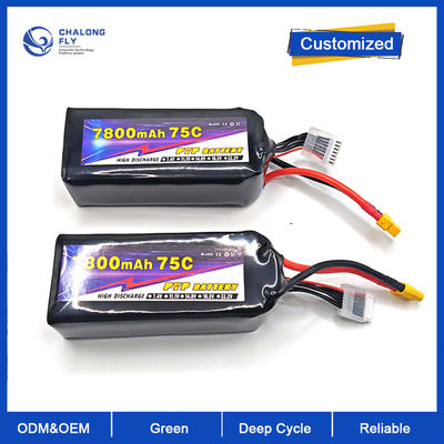 22.8V 7800mAh 75C Drone Battery UAV Lithium Battery with High Energy Density and Long Service Life