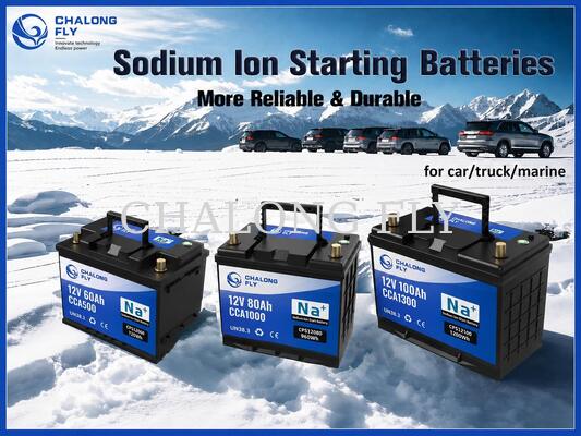 12V 70Ah 1000CCA Sodium-Ion Car Battery for Passenger Cars and Urban Fleets