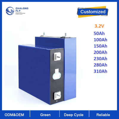3.2V Deep Cycle แบบชาร์จไฟได้ 100ah 206ah 280ah 302ah lifepo4 แบตเตอรี่ลิเธียมสกู๊ตเตอร์ไฟฟ้าแบตเตอรี่รถจักรยานยนต์