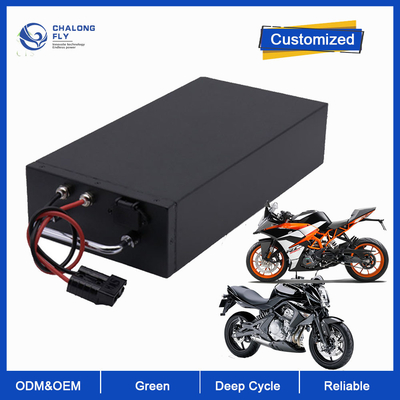 LiFePO4 แบตเตอรี่ลิตียม 60V 72V 30AH 40AH 60AH 80AH 120AH OEM ODM แบตเตอรี่ลิตียม สําหรับ E-Bike / มอเตอร์ไซค์ / เก้าอี้ล้อ