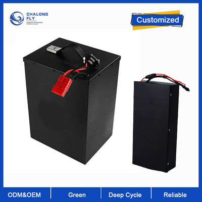 LiFePO4 แบตเตอรี่ลิธีียม Custom 48V 60V 72V 30AH 60AH 120AH แบตเตอรี่ลิธีียมไอออน Pack สําหรับ E-Scooter / เก้าอี้ล้อ / มอเตอร์ไซค์