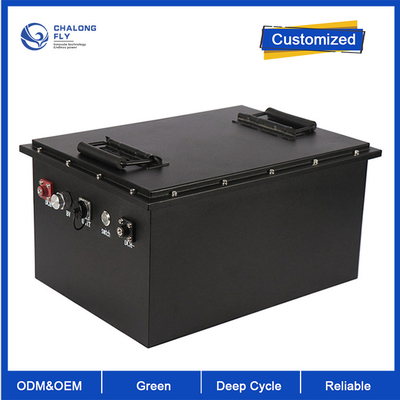 OEM ODM LiFePO4 แบตเตอรี่ลิตியம் Metal Shell Industrial Lithium Battery 14S 60V 50AH EV แพ็คแบตเตอรี่ลิตিয়ামที่กําหนดเอง