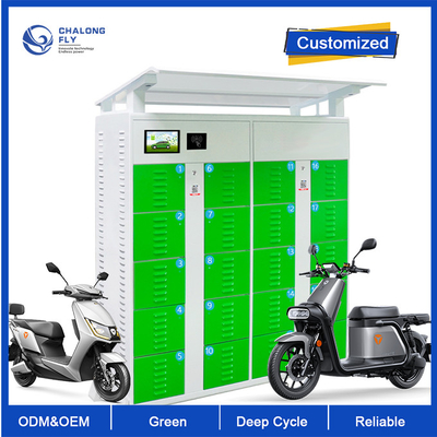 OEM ODM LiFePO4 ตู้สถานีแลกเปลี่ยนแบตเตอรี่ลิเธียมกลางแจ้งสำหรับการแบ่งปัน E-bike แบตเตอรี่ที่กำหนดเอง