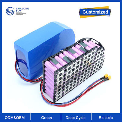 LiFePo4 แบตเตอรี่ลิเธียมแบบชาร์จไฟได้ OEM ODM 24V 36V 60V 12AH 24AH ชุดแบตเตอรี่ลิเธียมไอออนสำหรับ E-Scooter/รถเข็นคนพิการ