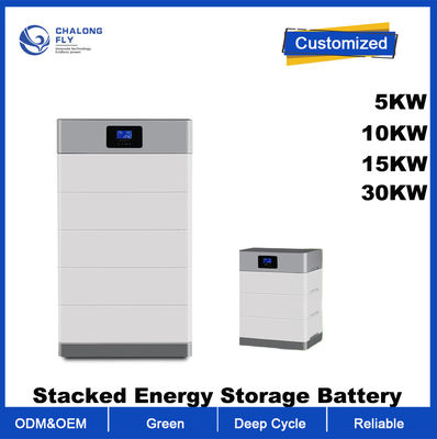 OEM ODM LiFePO4 แบตเตอรี่ลิธีียม 10KW แบตเตอรี่ลิธีียม 20KW 51.2V 48V 400A เก็บพลังงาน