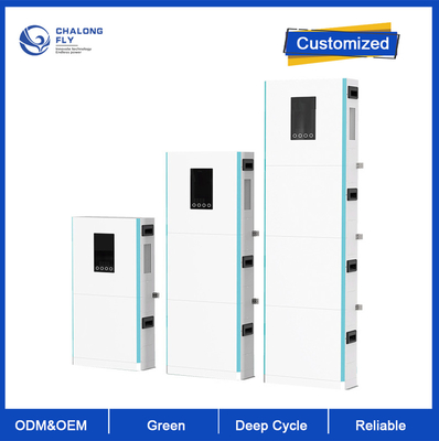 OEM ODM LiFePO4 แบตเตอรี่ลิตยูม ระบบเก็บแบตเตอรี่ประจําครัวเรือน 48V แบตเตอรี่ลิตยูม 100/200AH