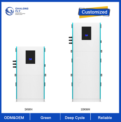 OEM ODM LiFePO4 แบตเตอรี่ลิตিয়াম ระบบเก็บแบตเตอรี่ประจําบ้านที่ติดตั้ง 48V 100AH300AH แพ็คแบตเตอรี่ลิตিয়ামที่กําหนดเอง