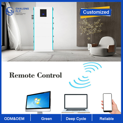 OEM ODM LiFePO4 แบตเตอรี่ลิตিয়াম ระบบเก็บแบตเตอรี่บ้านฉลาด แบตเตอรี่ลิตিয়ামที่ติดกัน 48V 100AH200AH