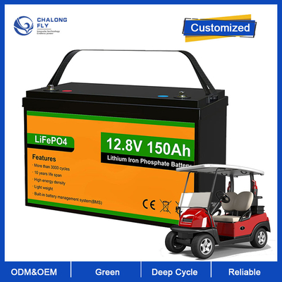 LiFePo4 แบตเตอรี่ลิเธียม OEM ODM 24V 48V 72V 100AH ​​200AH 300AH 400AH รถกอล์ฟแบตเตอรี่ลิเธียมไอออนแบบชาร์จไฟได้
