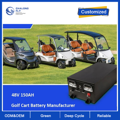 CLF OEM ODM 48V 36V 150AH LiFePO4 แบตเตอรี่ลิธีียม แพ็คด้วย CAN RS485 AGV RGV กอล์ฟคาร์ท โรบอต มอเตอร์ไซค์ รถสกูเตอร์
