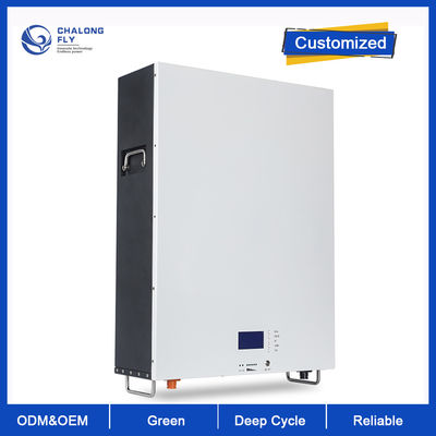 LiFePO4 แบตเตอรี่ลิตยูม พาวเวอร์วอลล์ Off Grid Home โซลาร์ 48V 100AH 200AH 5KW 10KW