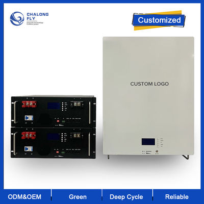 LiFePO4 แบตเตอรี่ลิตยูม ประจําบ้าน พลังงานพลังงานแสงอาทิตย์ 48V 5Kwh 7Kwh 10Kwh 100Ah 200Ah