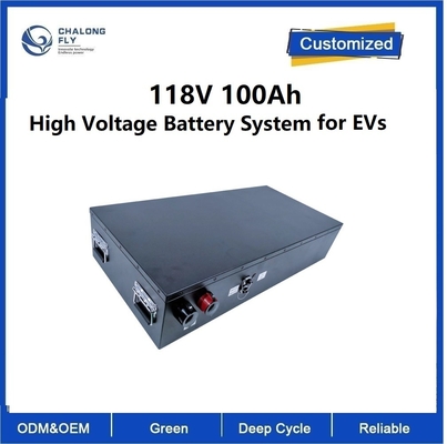118V 100Ah ระบบแบตเตอรี่แรงดันสูง Lifepo4 ชุดแบตเตอรี่พร้อม BMS lifepo4 แบตเตอรี่ลิเธียมแบตเตอรี่รถจักรยานยนต์ไฟฟ้า