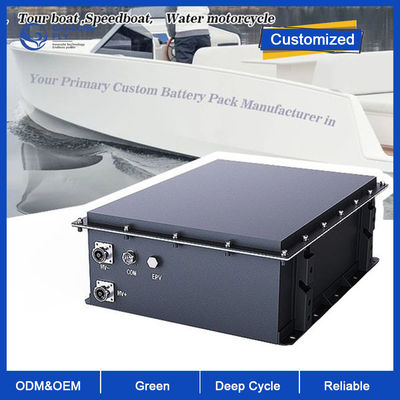 LiFePO4 แบตเตอรี่ลิตยูม 96V 105Ah แบตเตอรี่ลิตยูมไอออนเรือ สําหรับมอเตอร์ภายนอก, มอเตอร์ภายใน, เรือไฟฟ้า, เทนเดอร์, เรือเรือ