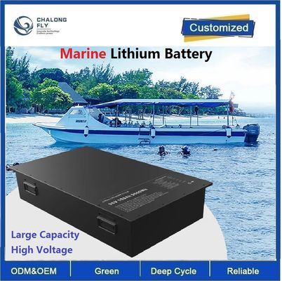 CLF OEM ODM แบตเตอรี่แบบกันน้ํา IP67 LiFePO4 แพ็ค 96V 100Ah กับ 3500+ Cycle Life สําหรับการใช้งานเรือและ EV