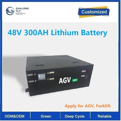 CLF OEM ODM รถยกไฟฟ้า AGV RGV RGV พลังงานรถยนต์ Lifepo4 แบตเตอรี่ลิธีอุตสาหกรรม OEM 24V 48V 100Ah 200Ah 300Ah 50Ah