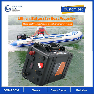 CLF 12V 100AH แบตเตอรี่ลิธีอุปกรณ์ประดิษฐ์ OEM ODM เครื่องยนต์ไฟฟ้า เรือโจมตี Kayak 24 วอลต์ 200 แอมเปอร์ แบตเตอรี่กระตุ้นเรือ