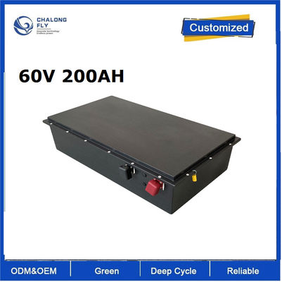 CLF OEM ODM 60V 200Ah LiFePO4 แบตเตอรี่แพ็คด้วยกระแสไฟฟ้าสูง 200A และ IP67 กันน้ําสําหรับรถยกไฟฟ้าและรถบัส
