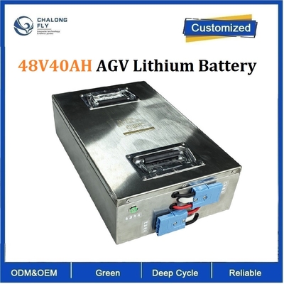 CLF เครื่องยกไฟฟ้า AGV Lifepo4 EV แบตเตอรี่ลิธีโอเอ็ม 24V 48V 100Ah 200Ah 300Ah 50Ah
