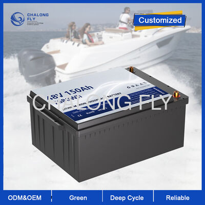 แบตเตอรี่ 48V 150Ah LiFePO4 พร้อมระบบบริหารที่ติดตั้ง เครื่องไฟฟ้า เรือเรือ เรือท่องเรือ มอเตอร์ทรอลล์