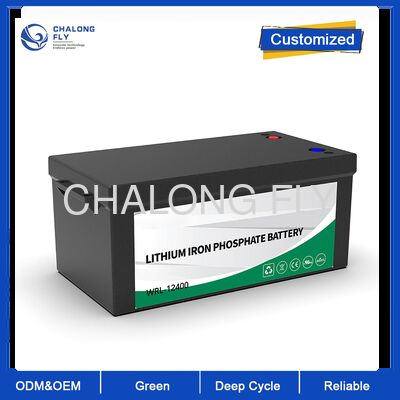 Weran ความจุสูง 12V 400Ah LiFePO4 แบตเตอรี่ การเก็บพลังงานแสงอาทิตย์ RV Marine Lithium Ion Pack พร้อมการรับรอง UN38.3