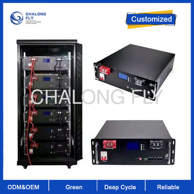 แบตเตอรี่ลิตีโออนแบบโมดูล 48 วอลต์ 200 แอฮ์ พร้อมระบบบีเอ็มเอสสมาร์ท และการออกแบบที่สามารถสต็อปเกอร์ได้ สําหรับการเก็บพลังงานอุตสาหกรรม