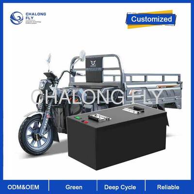 แบตเตอรี่ลิธีอุตสาหกรรม 60V 45Ah สําหรับรถกอล์ฟไฟฟ้า ด้วยเทคโนโลยี LiFePO4 ที่ทนความหนาวและอายุการใช้งานยาว