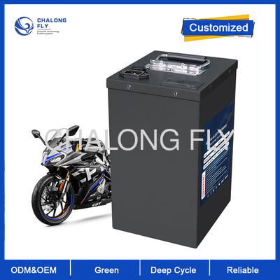 รถจักรยานยนต์ไฟฟ้า 72V 60Ah ชุดแบตเตอรี่ลิเธียมคายประจุสูงพร้อม BMS กระแสสูงสุด 200A