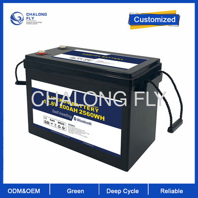 แบตเตอรี่ 12V 300Ah LiFePO4 RV กับ 6000+ วงจร 90% การชาร์จลึก และ BMS ในตัวสําหรับแสงอาทิตย์นอกเครือข่าย
