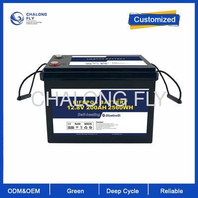 แบตเตอรี่ 12V 400Ah LiFePO4 RV ขนาด 5120Wh ความจุสูง 6000+ Cycle Life และกันน้ํา IP67 สําหรับค่ายนอกเครือข่าย