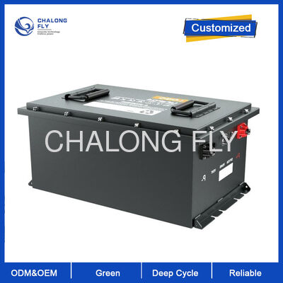 แบตเตอรี่รถกอล์ฟ LiFePO4 ขนาด 48V 190Ah ขนาด 5000 + จังหวะ ความจุสูง 9.12kWh และห้องกันน้ํา IP65
