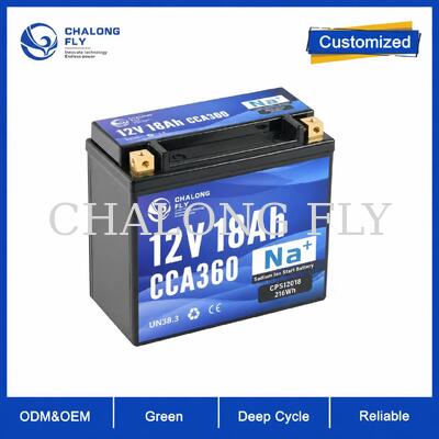 12.8V 18Ah 360CCA LiFePO4 แบตเตอรี่เครื่องเริ่มต้นจักรยานยนต์สําหรับการใช้งานในเกมการแข่งขันพลังงาน