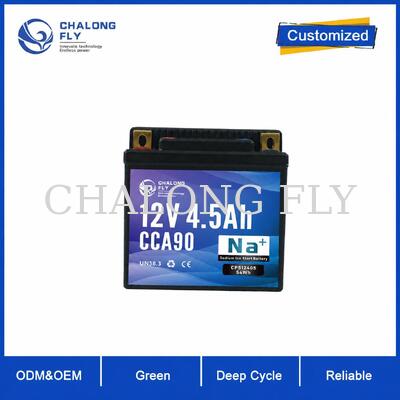 แบตเตอรี่สตาร์ทมอเตอร์โซเดียมไอออนขนาดกะทัดรัด 12V 4.5Ah 90CCA