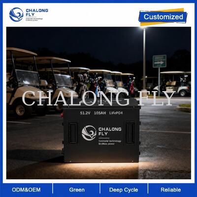 แบตเตอรี่รถกอล์ฟ LiFePO4 สมาร์ท พร้อมการติดตาม APP และความจุ 210Ah 105Ah ใน 36V 48V 72V 96V