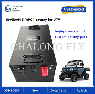 แบตเตอรี่ LiFePO4 60V 50Ah สำหรับ ATV และ UTV | แบตเตอรี่ลิเธียม 3.04kWh