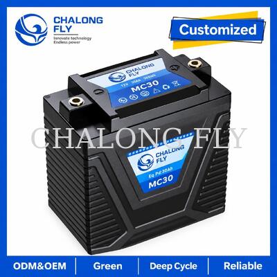 แบตเตอรี่สตาร์ทมอเตอร์ LiFePO4 12.8V 5Ah 300A สำหรับเปลี่ยนแบตเตอรี่ตะกั่วกรด 8–14Ah