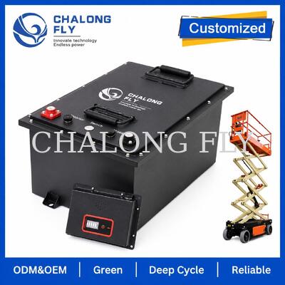 แบตเตอรี่ลิเธียมไอออนฟอสเฟต 24V 48V สำหรับแท่นทำงานทางอากาศ 105Ah 280Ah สำหรับรถกระเช้า